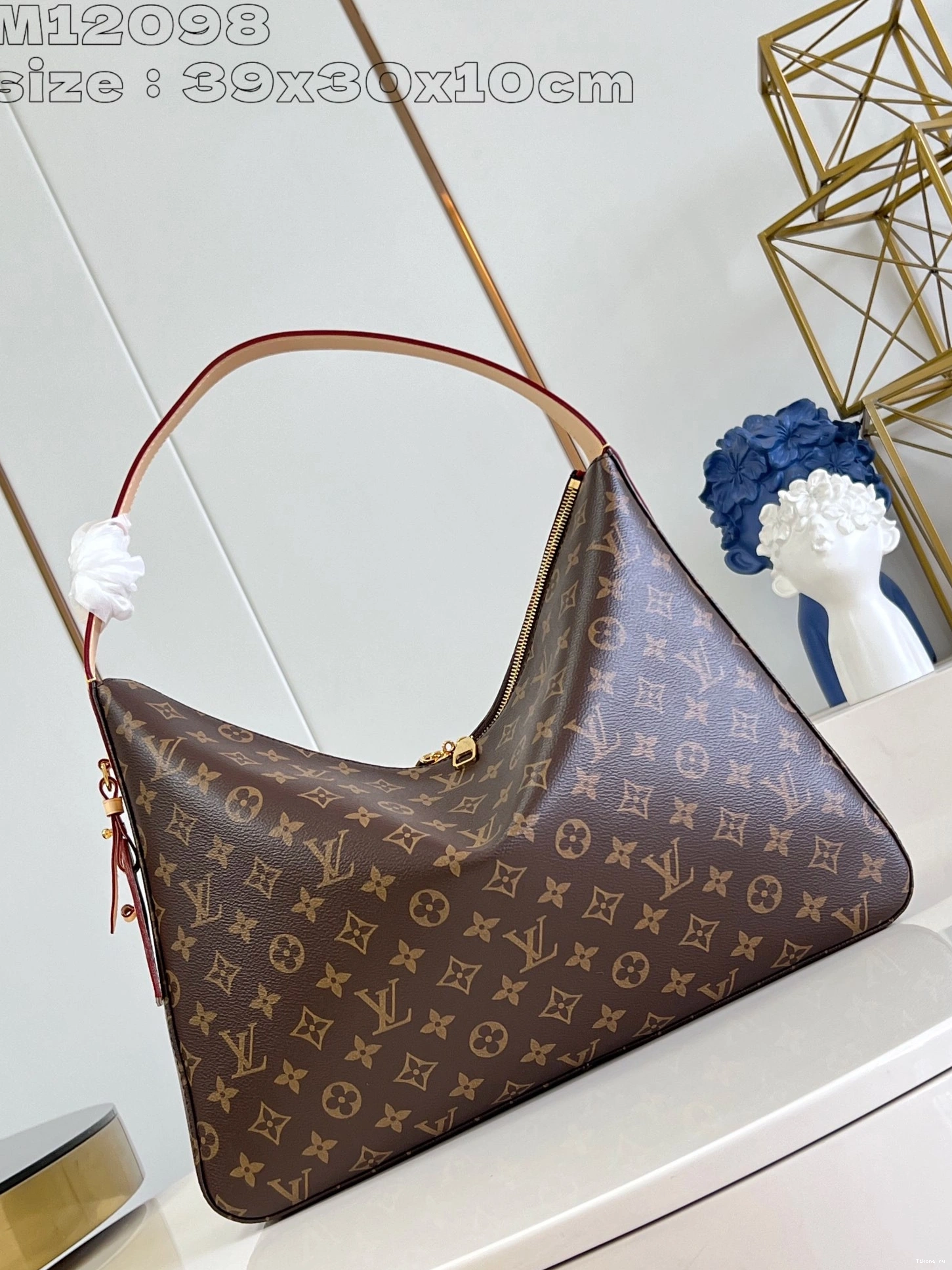 Affordable MM-39x30x10cm LOUIS Slouchy VUITTON 0717